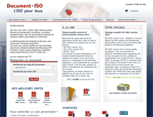Tablet Screenshot of document-iso.com